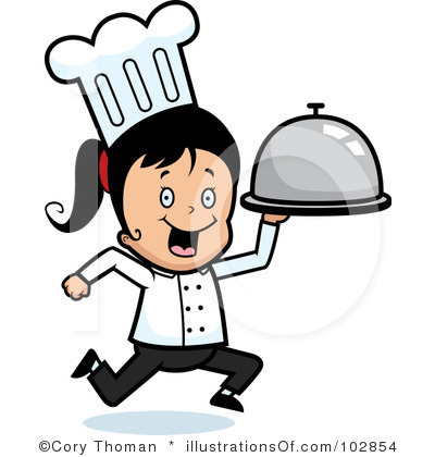 400x420 Female Chef Clipart