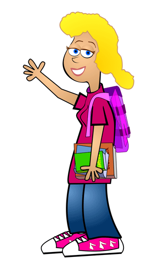 332x560 Girl Student Clipart Free Images 2