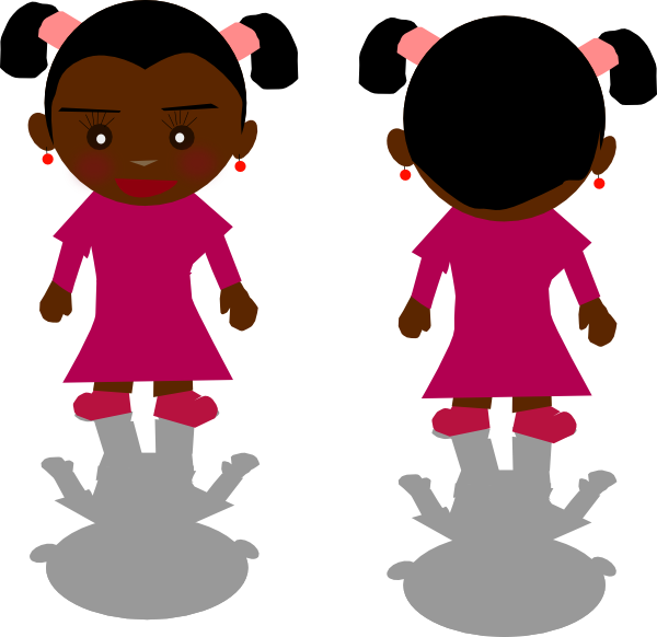 600x582 Ricardo Black Girl Png Clip Art Free Vector 4vector