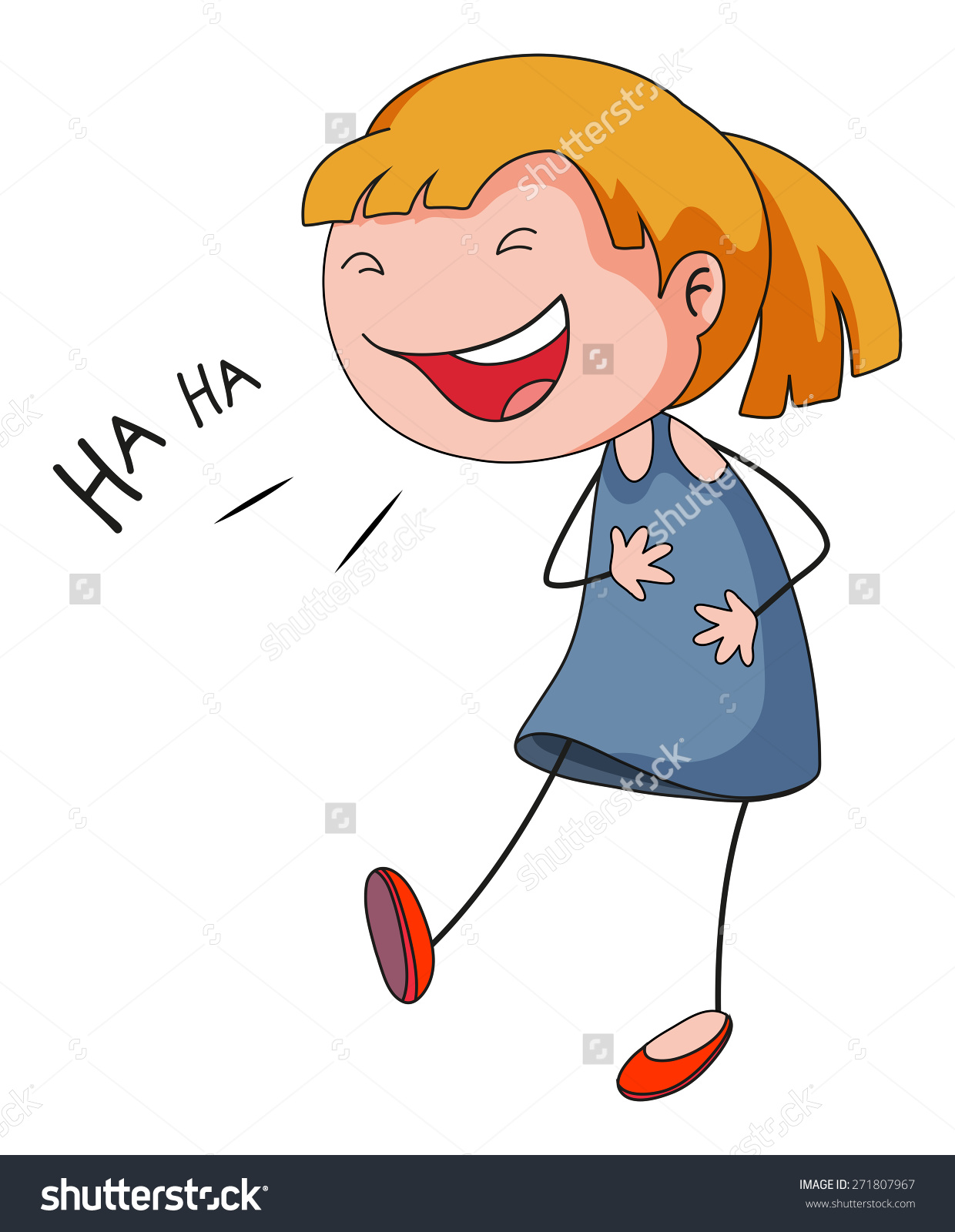 1240x1600 Laughing Girl Clipart