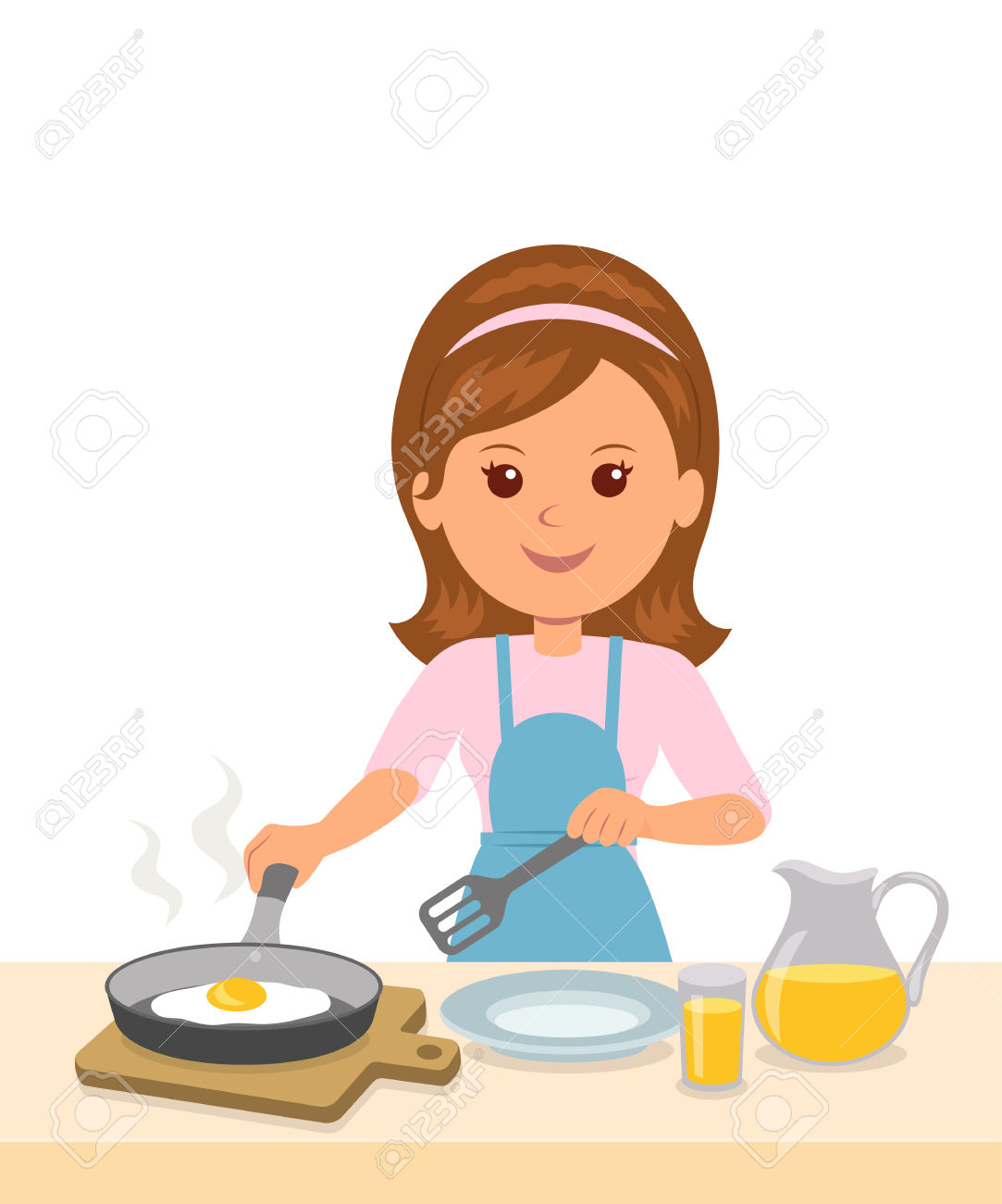 Girl Cooking Cliparts | Free download on ClipArtMag