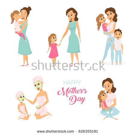 450x449 Son Cooking With Mom Clipart