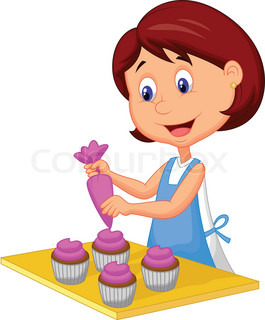 265x320 Chef Girl Stock Vector Colourbox