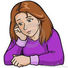 230x230 Lonely Clipart Sad Lady