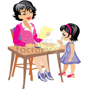 Girl Doing Homework Clipart | Free download on ClipArtMag