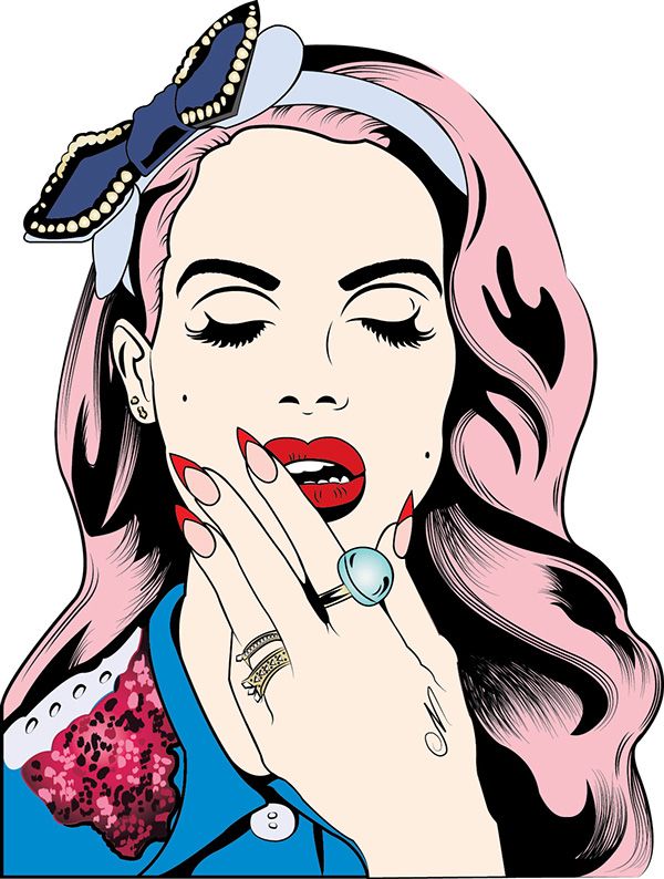 600x794 Pop Art Clipart Drawing