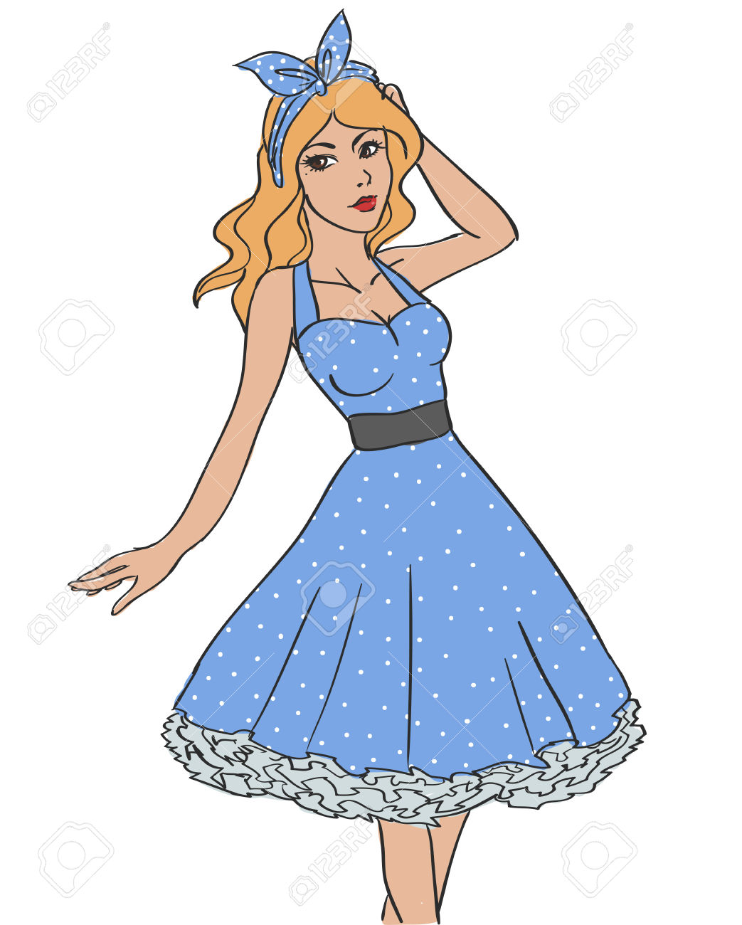 1043x1300 Blue Dress Clipart Vestido