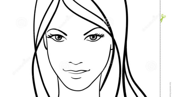 570x320 Simple Drawing Of Girl Drawing A Simple Face