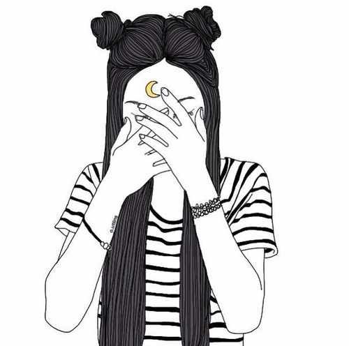 500x496 Grunge Outlines