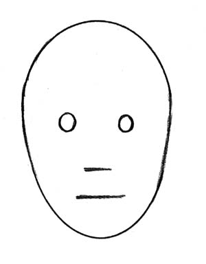 300x384 Coloring Pages Trendy Simple Faces To Draw Face Drawings Easy