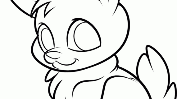 570x320 Draw A Cartoon Bunny How To Draw A Cartoon Bunny Girl