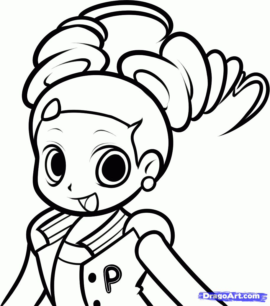 915x1039 Draw Miyako Gotokuji, Powerpuff Girls Z, Step By Step, Drawing