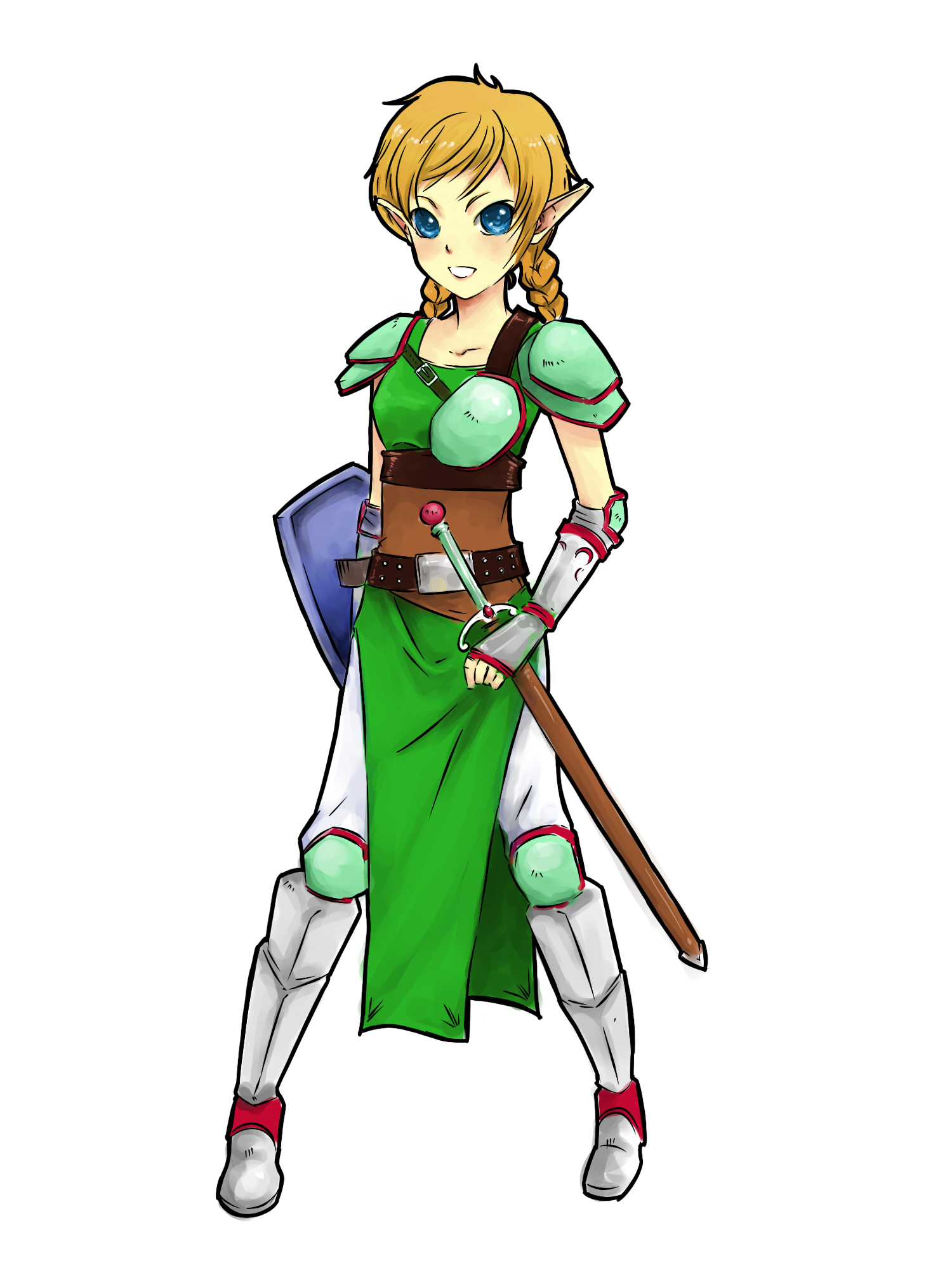 1500x2000 How To Draw A Girl Elf 5 Steps (With Pictures)