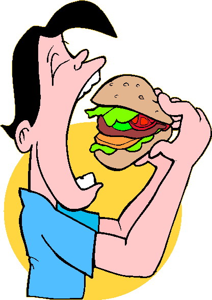 416x589 Eating Clip Art