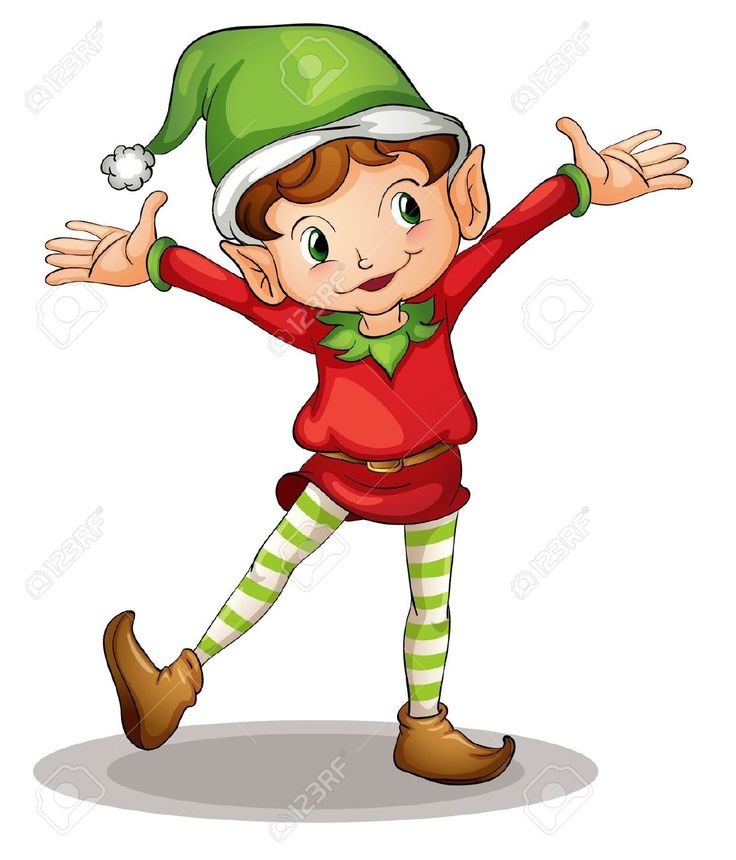 736x860 Clipart Christmas Elves Free