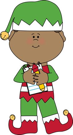 236x432 Christmas Female Elves Clipart