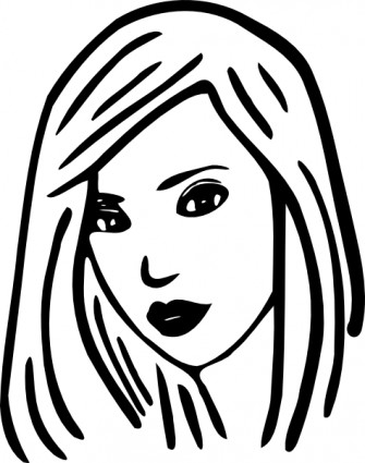 335x425 Girl Outline Clipart Clipart Panda
