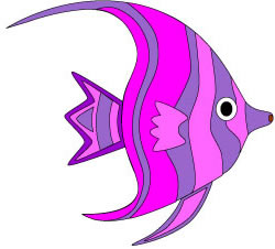 250x226 Pretty Fish Clipart