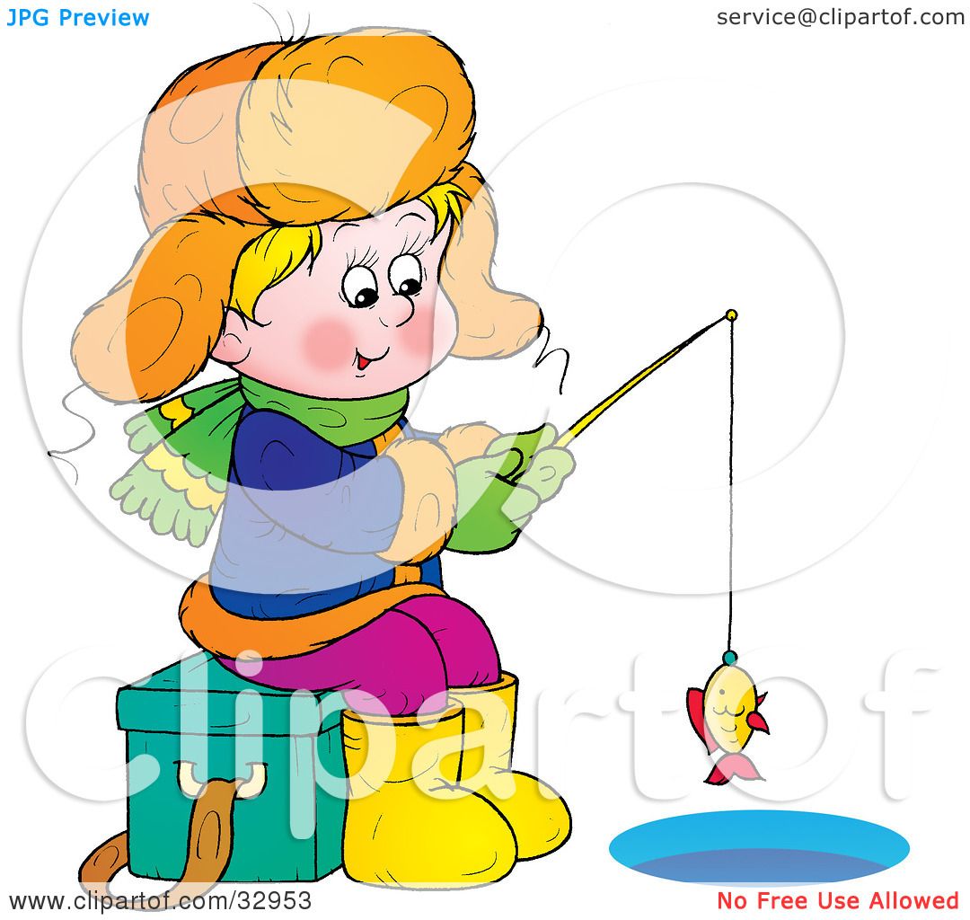 1080x1024 Clipart Of A Black And White Boy And His Dog Fishing From A Raft