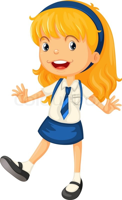 488x800 Uniform Clipart School Dress
