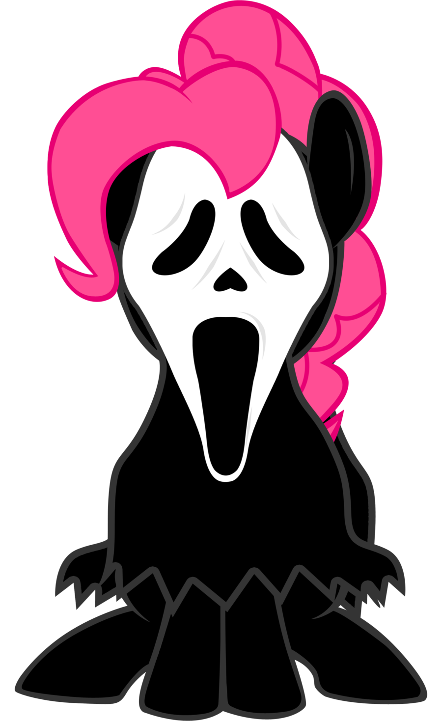 900x1468 Girl Ghost Face Clip Art