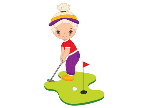 570x428 Girl Playing Golf Golf Clipart, Explore Pictures