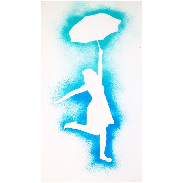 640x640 Photos Girl Holding Umbrella Drawing,