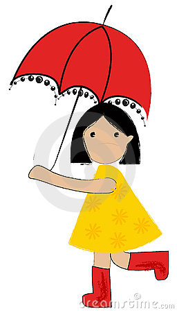 256x450 Cute Umbrella Drawing Clipart Panda