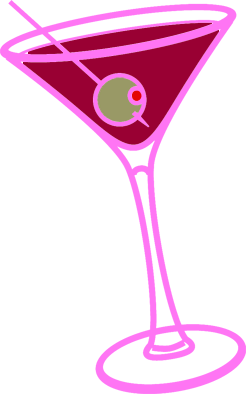 Girl In Martini Glass | Free download on ClipArtMag