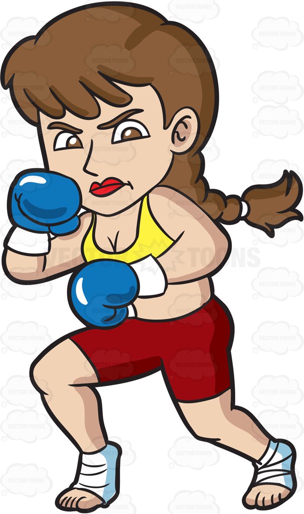 606x1024 A Woman Boxing Her Way To Fitness Women Boxing, Vector Clipart