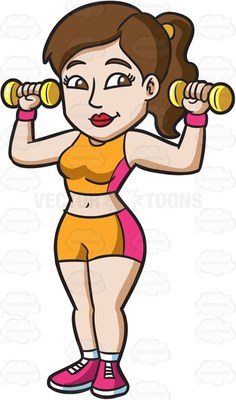 236x400 Women Lifting Weights Clip Art Cliparts