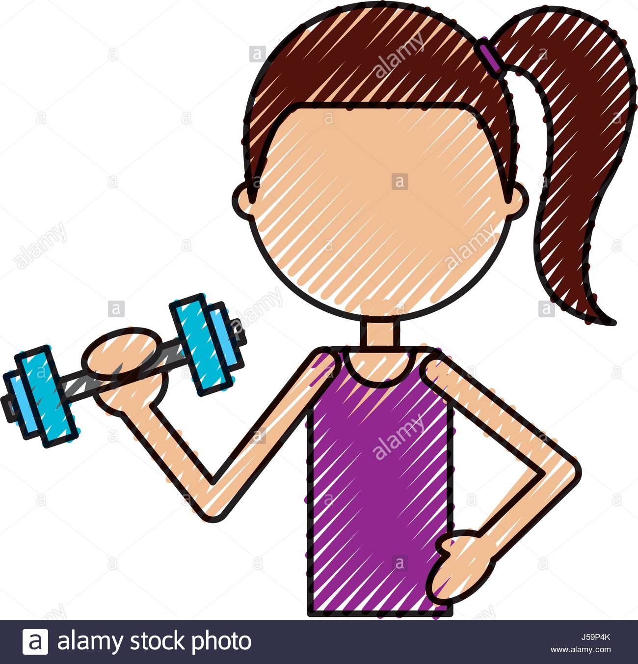 1300x1352 Weight Lifting Woman Stock Vector Art Amp Illustration, Vector Image