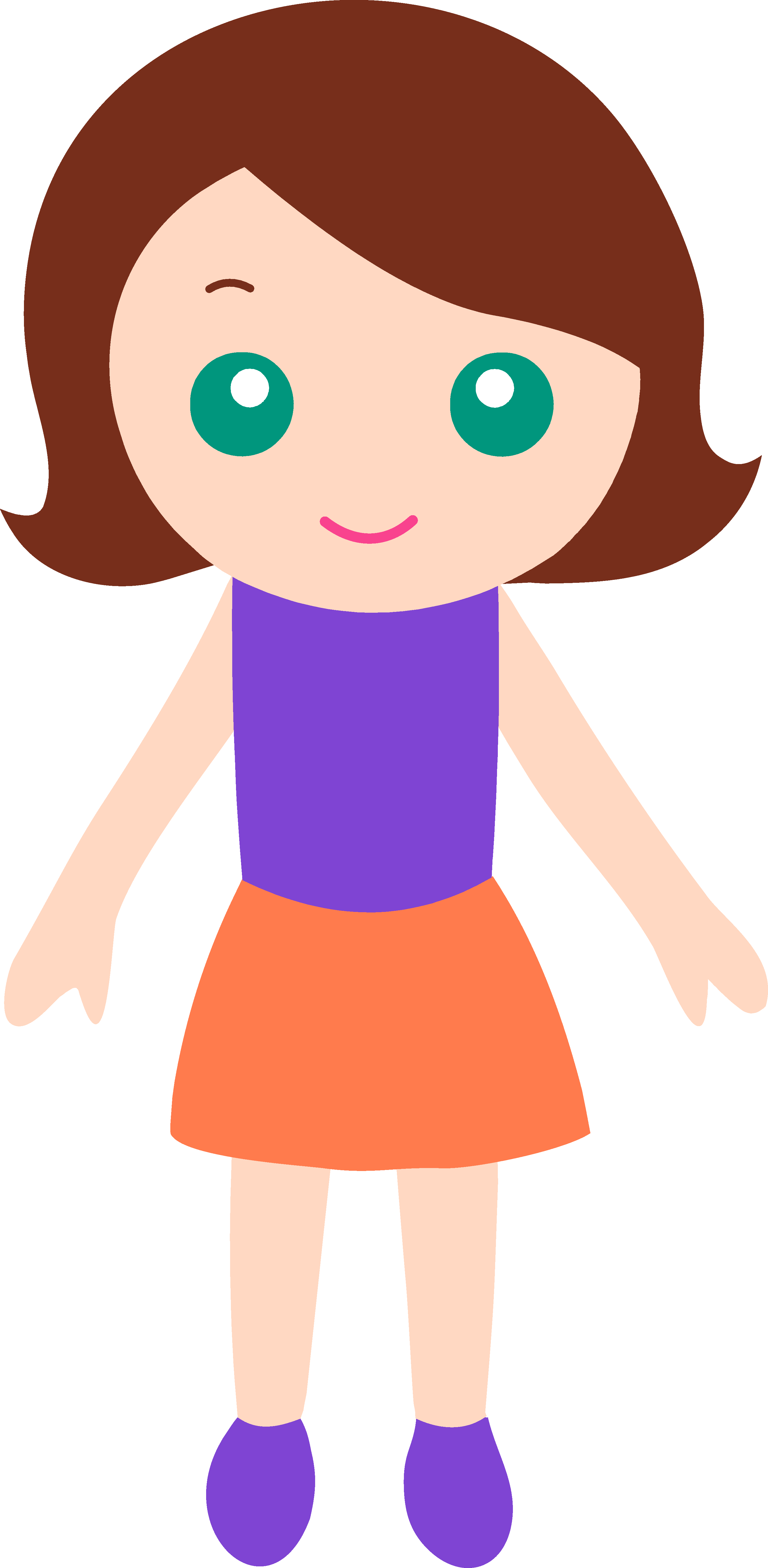 2854x5822 Little Girl Clip Art Many Interesting Cliparts