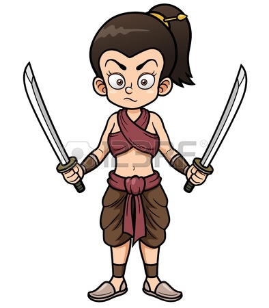 394x450 2,845 Warrior Woman Stock Vector Illustration And Royalty Free