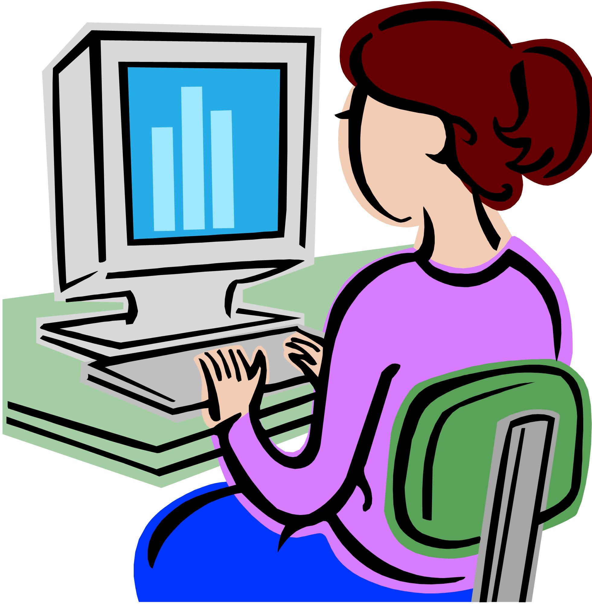 1961x2001 Girl Clipart Computer