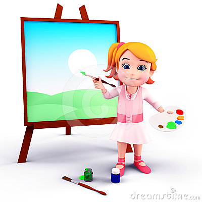 400x400 Paint Clipart Cute