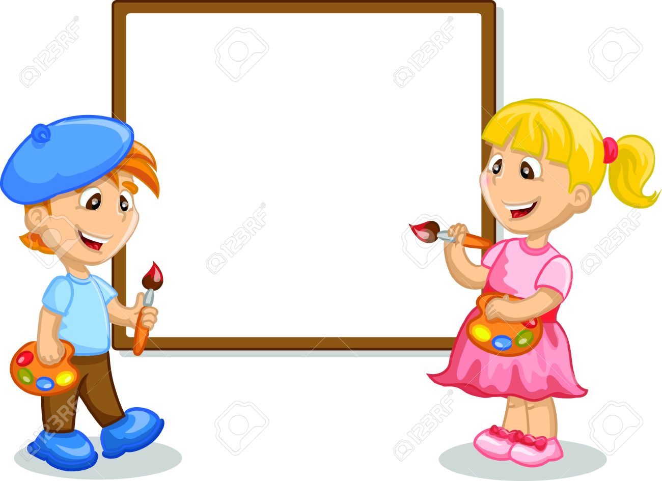 1300x945 Kids Painting Clipart Cliparts