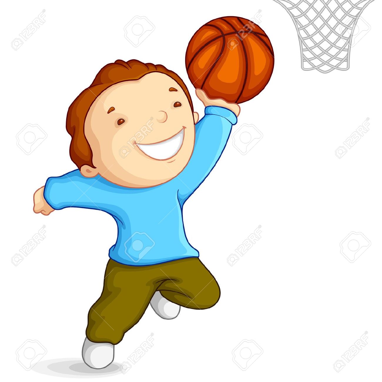 1300x1300 Boy Clipart Play Basketball
