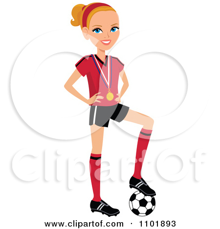 450x470 Players On Soccer Field Clipart