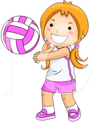 Girl Playing Volleyball Clipart | Free download on ClipArtMag