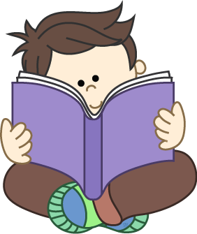 282x335 Reading Book Clipart