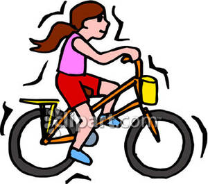 300x265 Girl Bicycle Clip Art 2015 Images