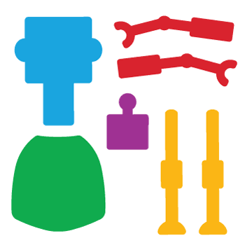 350x350 Robot Clipart Building