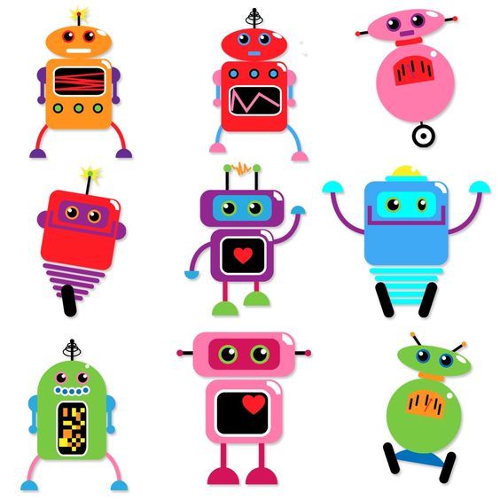 564x564 Vintage Robot Clip Art Cliparts