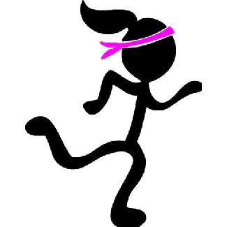 325x325 5k Runner Girl Clipart Kid Art Clip