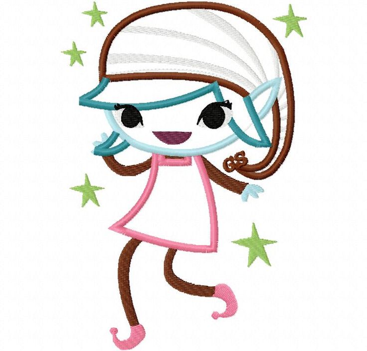Girl Scout Brownie Elf Clipart
