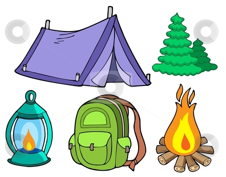 450x354 Scout Camping Clipart