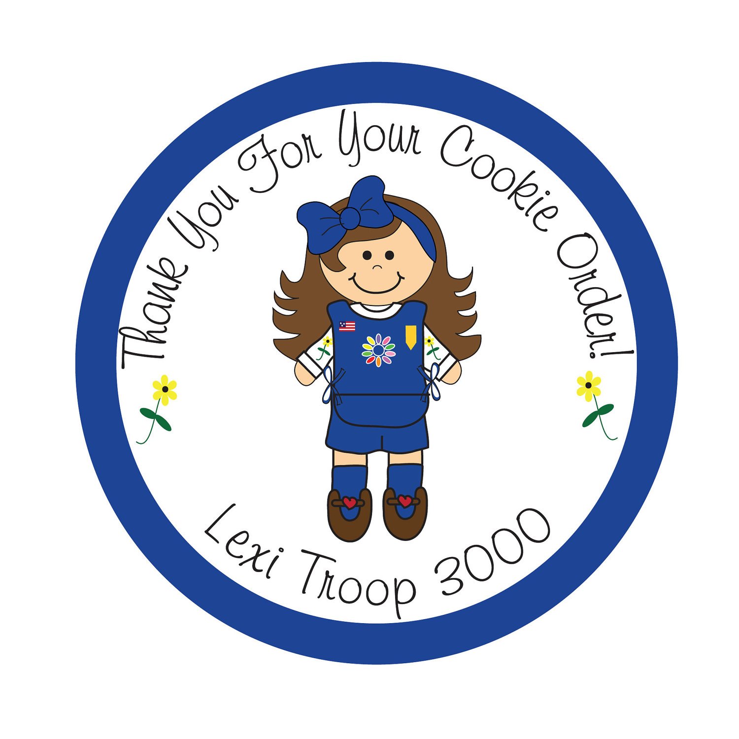 1500x1500 Free Girl Scout Clip Art
