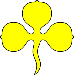 246x250 Girl Scout Trefoil Clipart