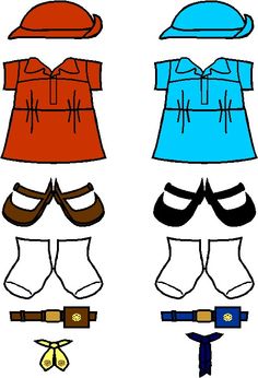 236x346 Girl Scout Cadette And Senior Clothes For Paper Dolls From Making